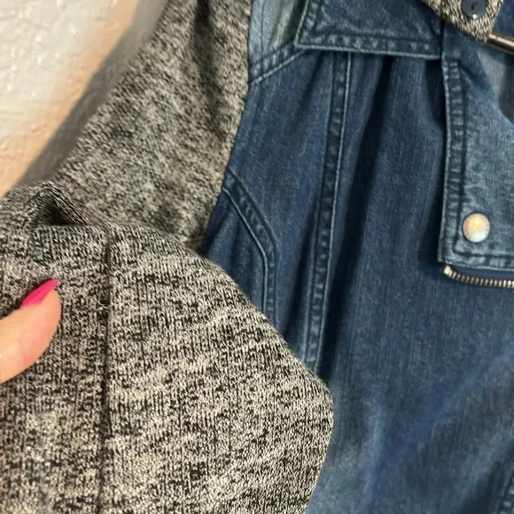 Sebby half Jean/ sweater jacket - Picture 3 of 6